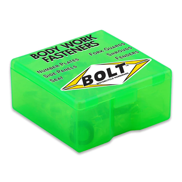 Bolt Plastic Fastener Kit KAWASAKI KX125-250 94-97