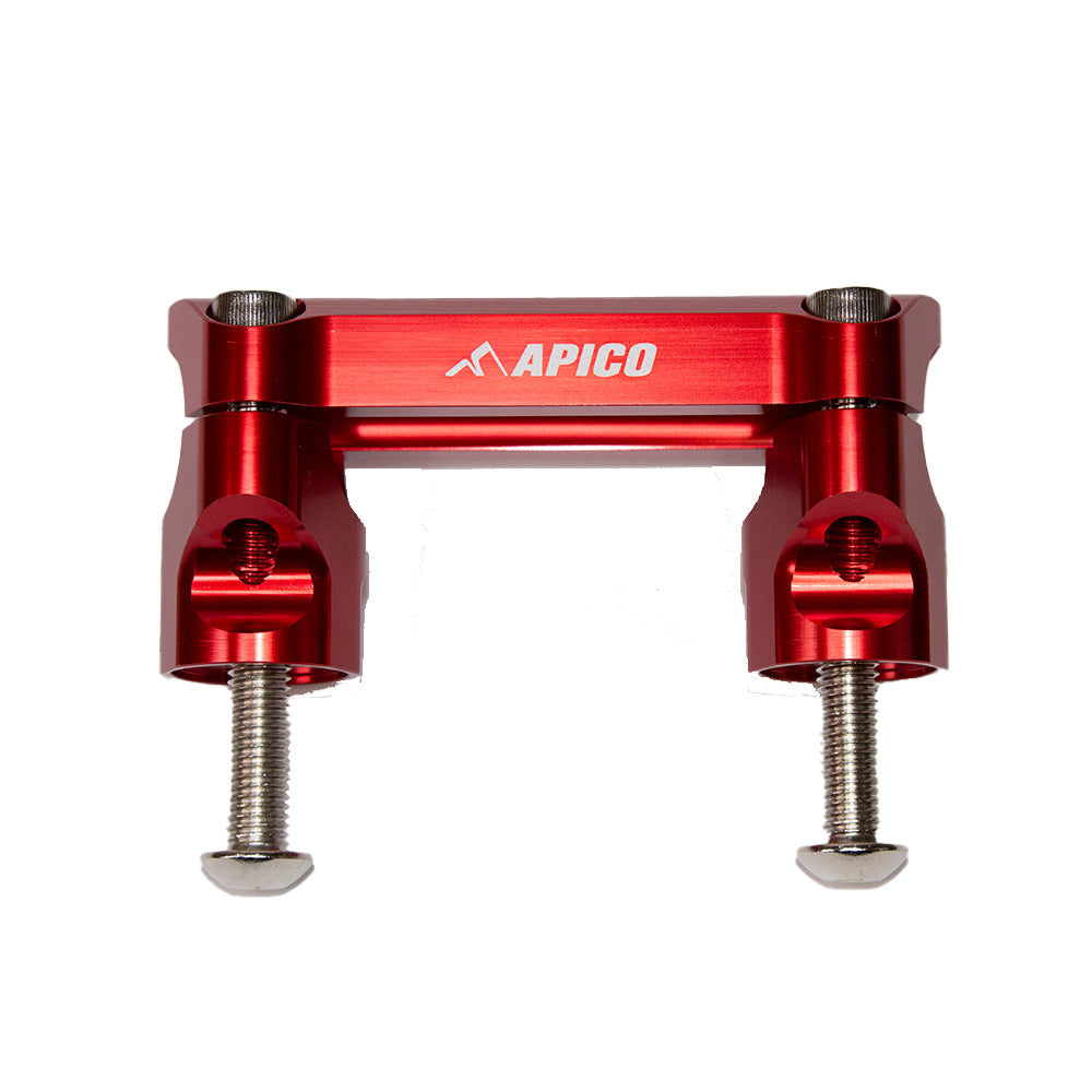 Apico Handlebar Mounts 28.6 KTM/HQV/GAS SX/SX-F/TC/FC125-450 2023, MC250F/450F 2023 FACTORY Red