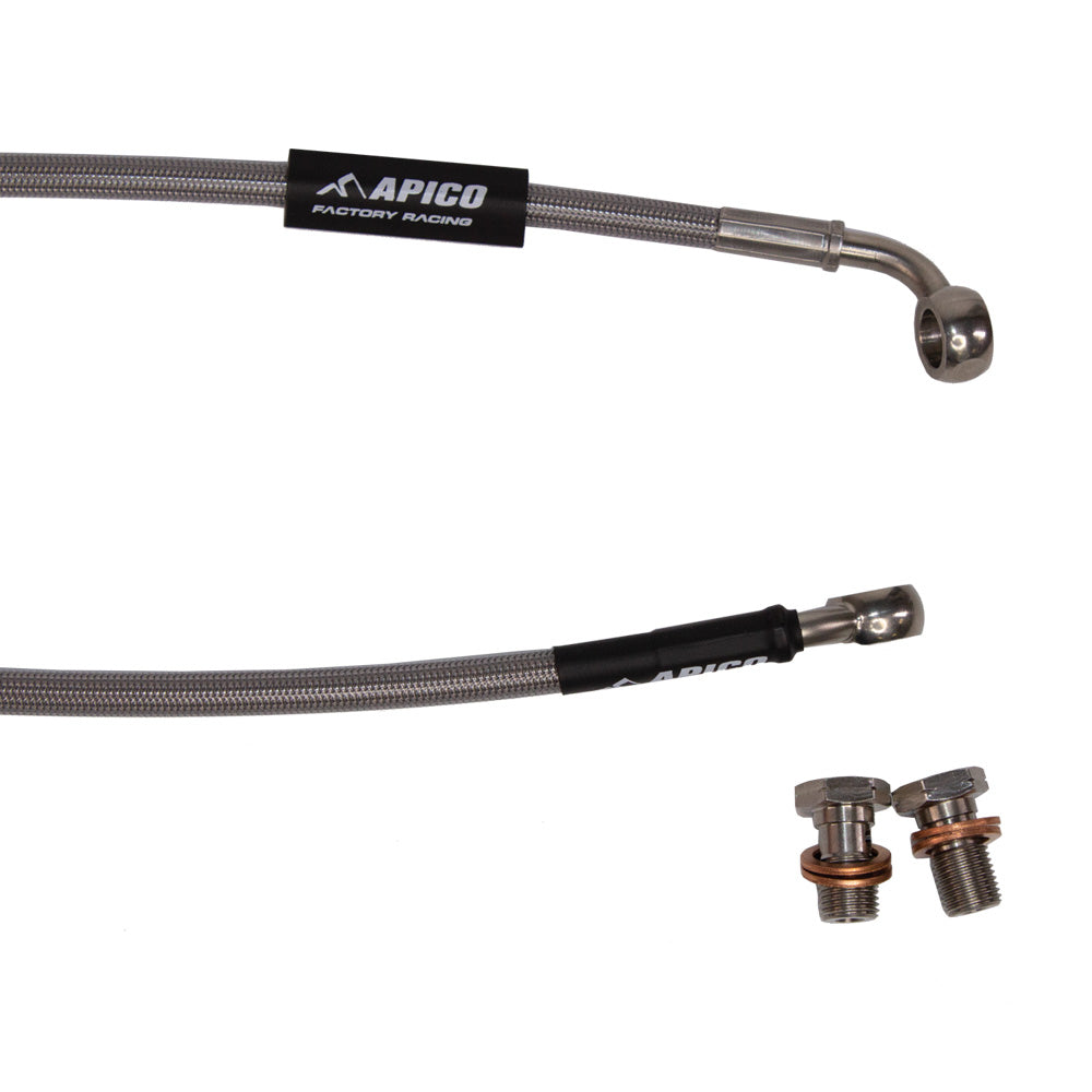 Apico Brake Hose Rear SHERCO Trial ST80-320 02-23, SCORPA SC125-300 15-23, ELECTRIC MOTION