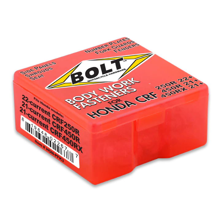 Bolt Plastic Fastener Kit HONDA CRF250R/RX 22-23, CRF450R/RX 21-23