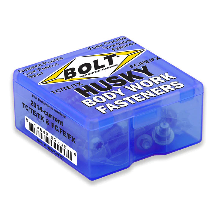 Bolt Plastic Fastener Kit HUSKY TC/FC/TX/FX 50-450 14-22, TE/FE 50-501 14-23