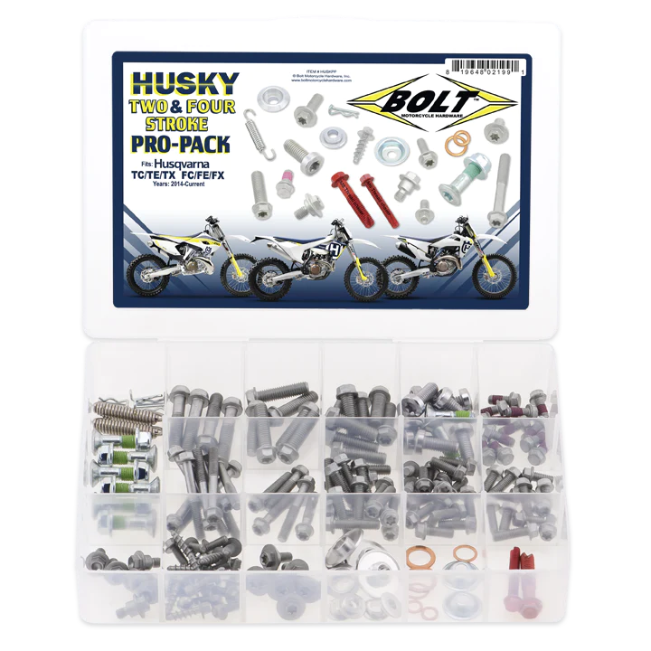 Bolt PRO Pack Fastener Kit HUSKY TC/TE/TX/FC/FE/FX 50CC-501CC 14-22