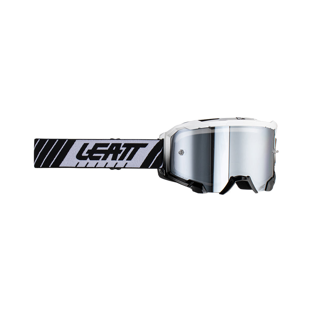 Leatt Velocity 4.5 Iriz Goggle WHITE - Silver Lens