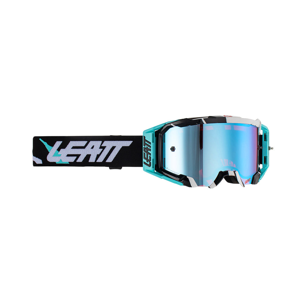 Leatt Velocity 5.5 Iriz Goggle ACID TIGER - Blue Lens