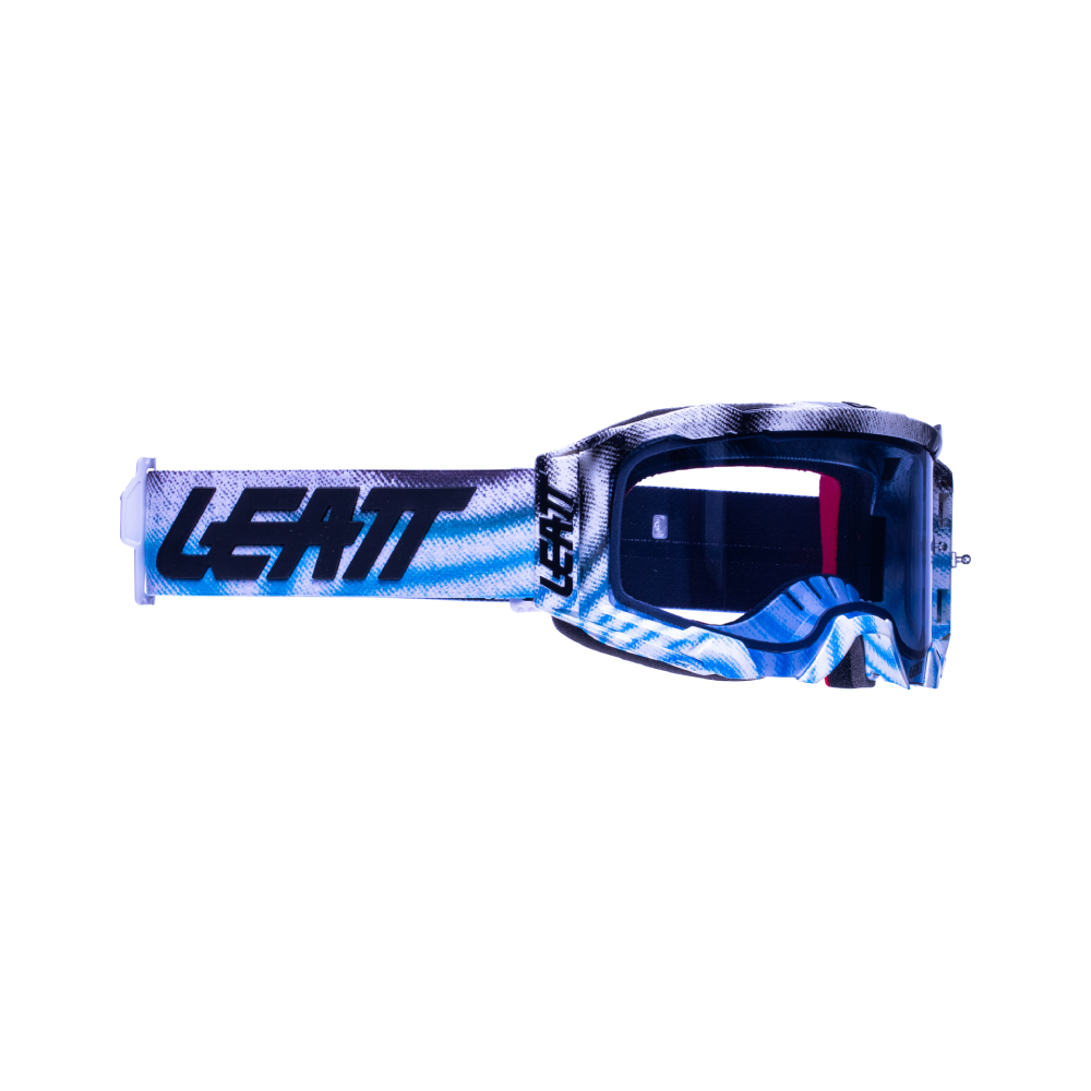 Leatt Velocity 5.5 Goggle ZEBRA Blue - Blue Lens