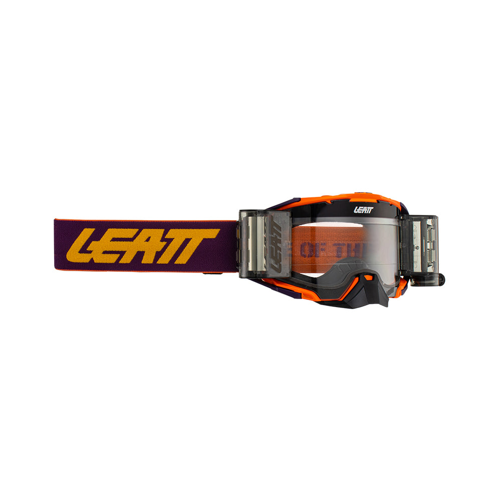 Leatt Velocity 6.5 Roll-Off Goggle INDIGO - Clear Lens