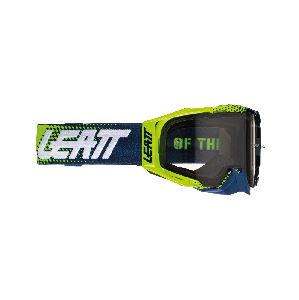 Leatt Velocity 6.5 Goggle LIME/Blue - Light Grey Lens