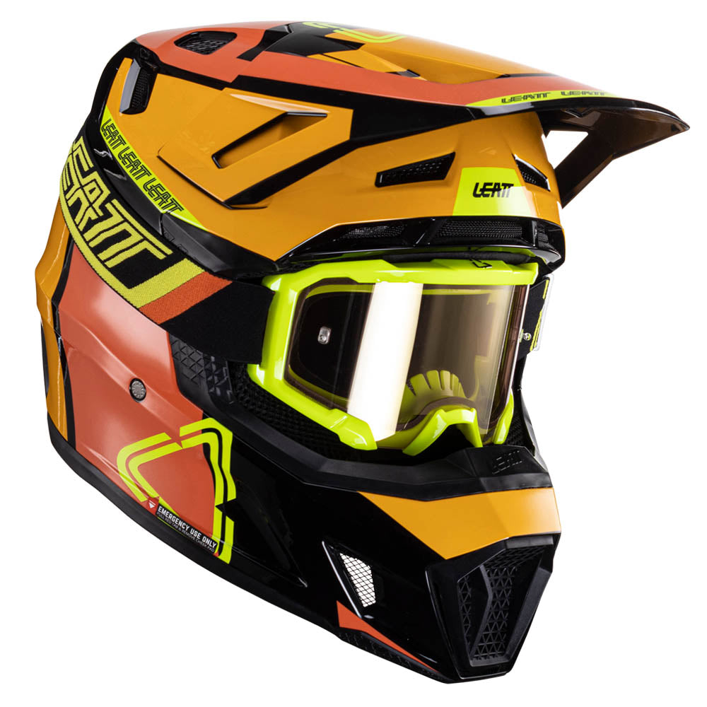 Leatt Moto 7.5 V24 MX Helmet Citrus