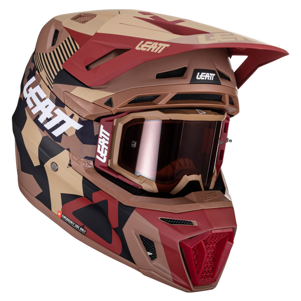 Leatt Moto 8.5 V24 MX Helmet Ruby Stone