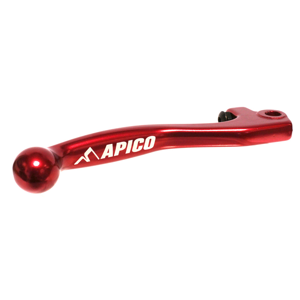 Apico Brake Lever Elite HON/KAW/SUZ/TM/BETA/GAS CR92-07,CRF02-06,CRF150 07-23,CRF250/450X 04-19,RR>23 Red