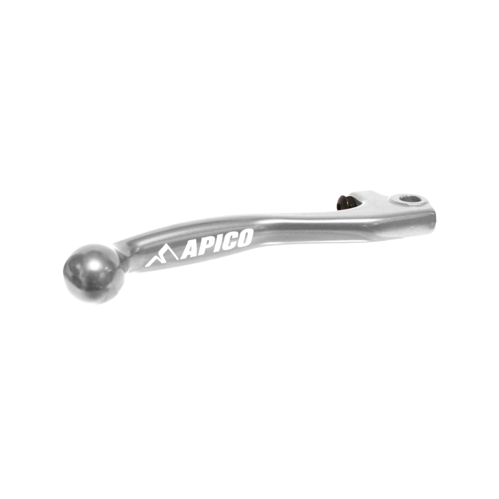 Apico Brake Lever Elite HON/KAW/SUZ/TM/BETA/GAS CR92-07,CRF02-06,CRF150 07-23,CRF250/450X 04-19,RR>23 Silver