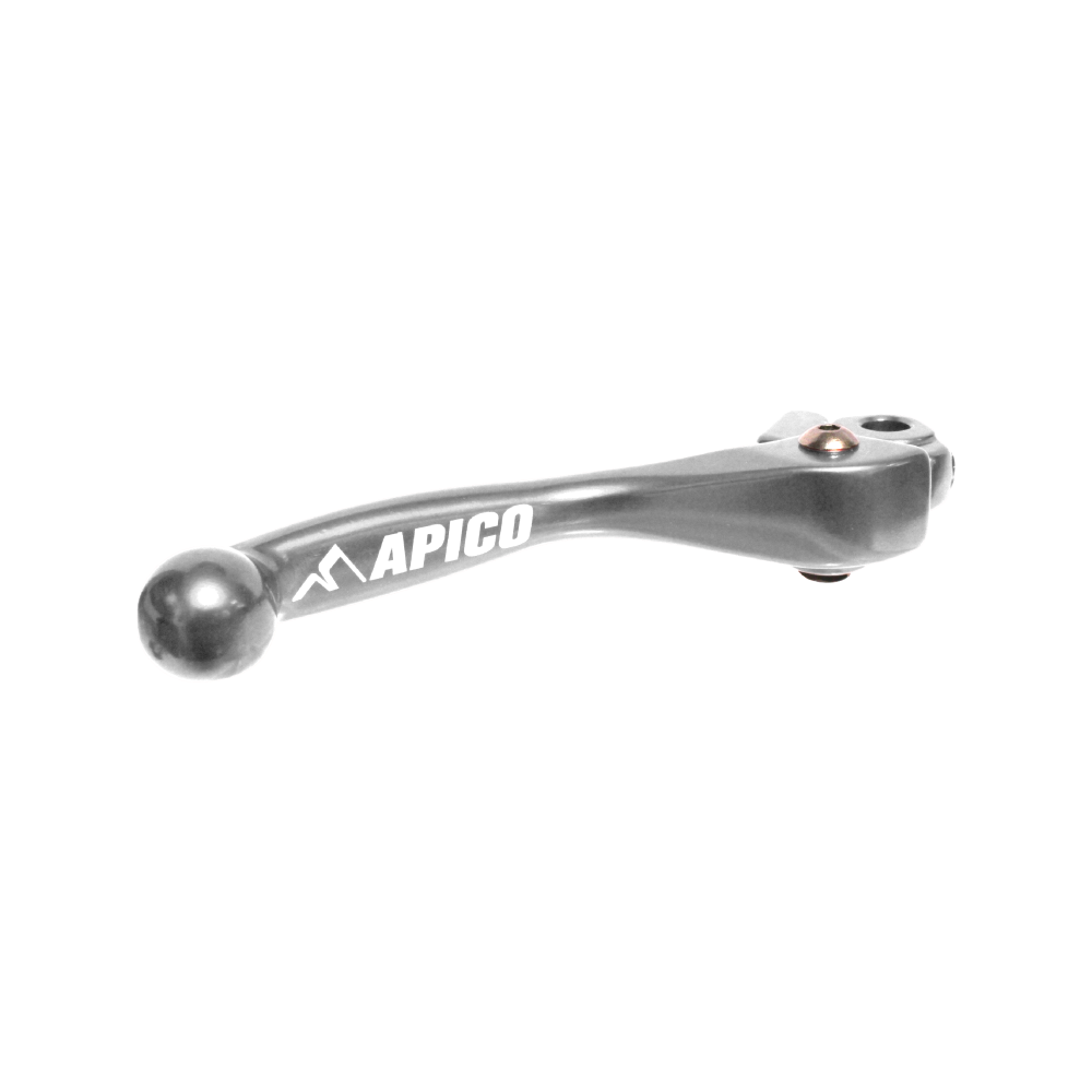 Apico Brake Lever Elite KAW/YAM/SUZ RM85 05-23,KX00-23,KXF 04-12,YZ65-85 01-23,YZ125-250 01-07,RM-Z>23 Silver