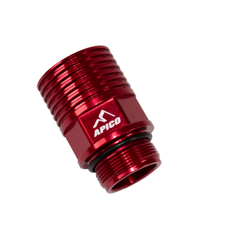 Apico Brake Cooling Extension Rear KTM/HUSA/HUSKY/GAS/SHERCO 125-525 04-23 (Brembo) Red