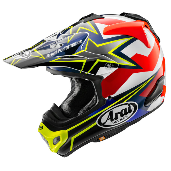 Arai MX-V Stars And Stripes Helmet Yellow