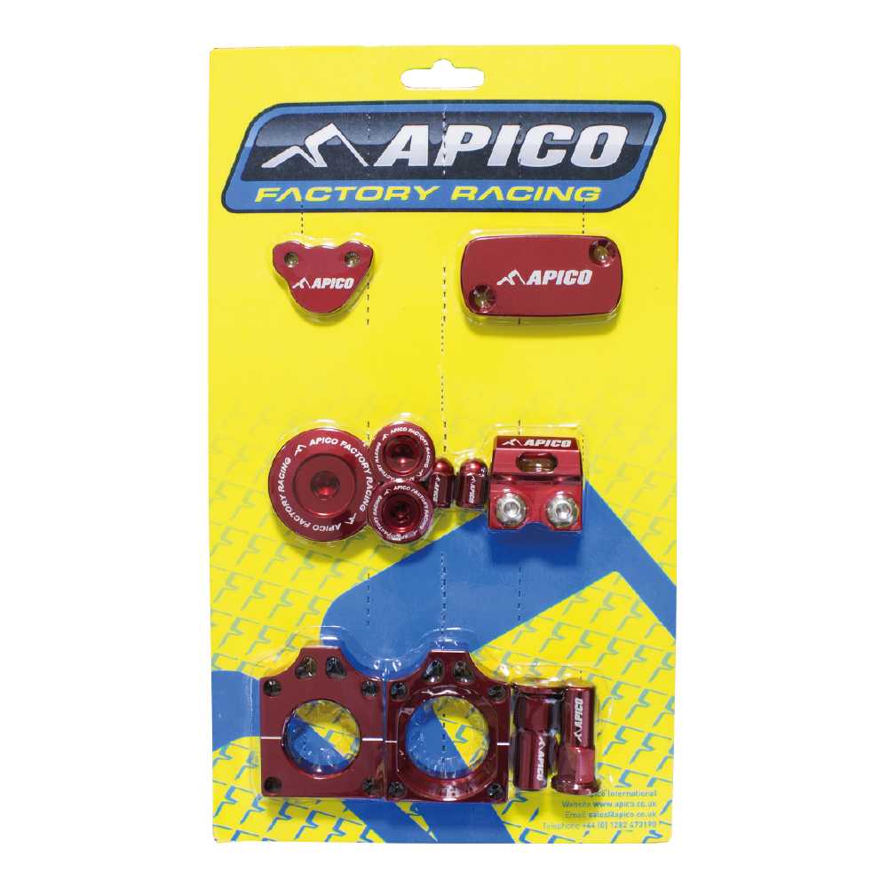 Apico Factory Bling Pack Pack HONDA CRF450R 09-16 Red
