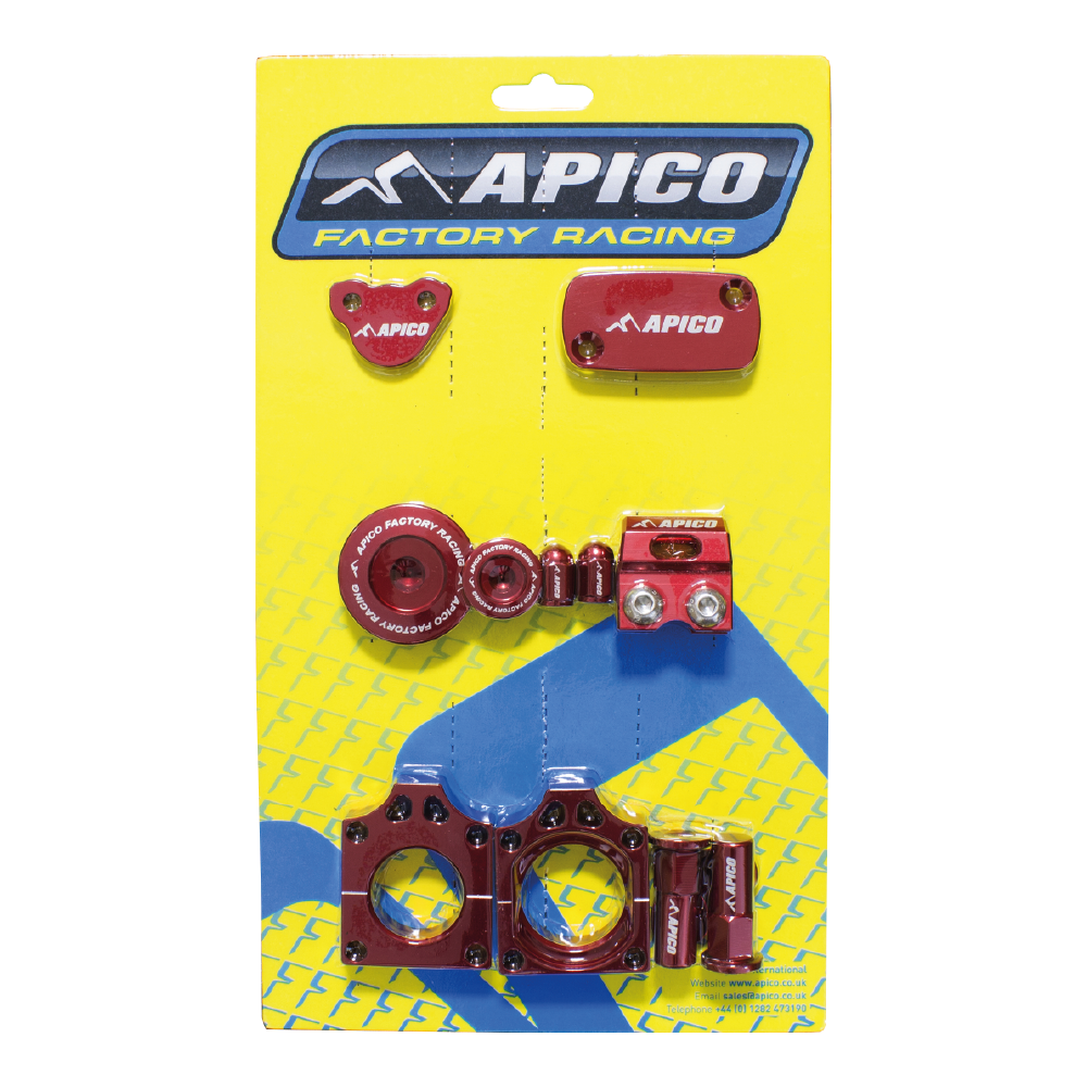 Apico Factory Bling Pack Pack HONDA CRF250R 10-17 Red