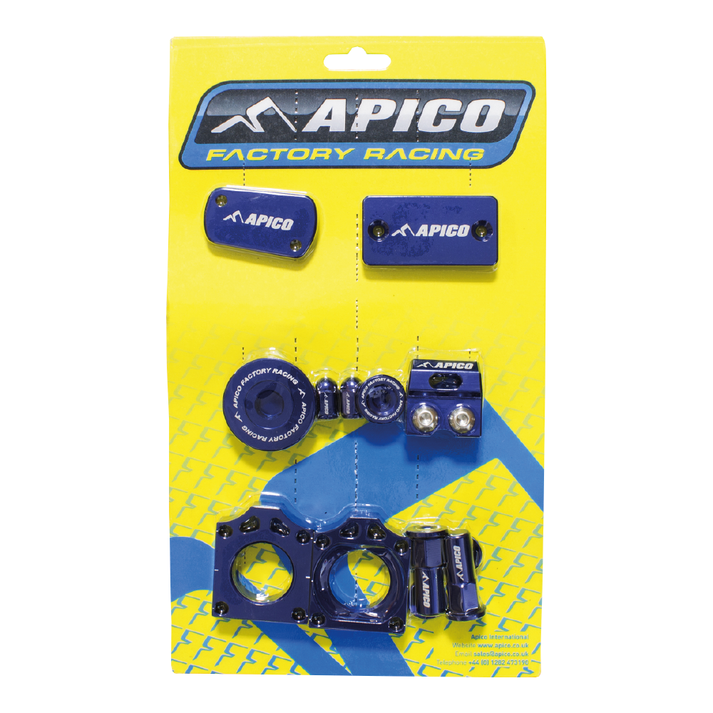 Apico Factory Bling Pack Pack KAWASAKI KX250F 11-20, KX450F 09-18 Blue