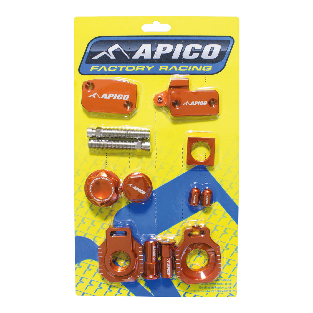 Apico Factory Bling Pack Pack KTM EXC-F250-450 03-05, SX-F250 2005, EXC400 00-05, SX400 00-02, SX-F450 07-08