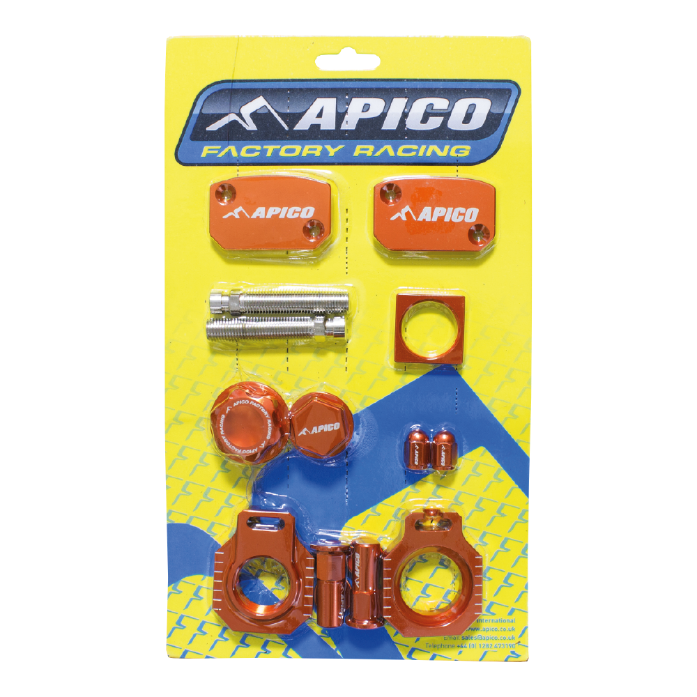Apico Factory Bling Pack KTM/HQV/GAS SX125 16-22, SX/SX-F250-450 14-22, TC/FC250-450 2022, MC125-450 21-23 OR