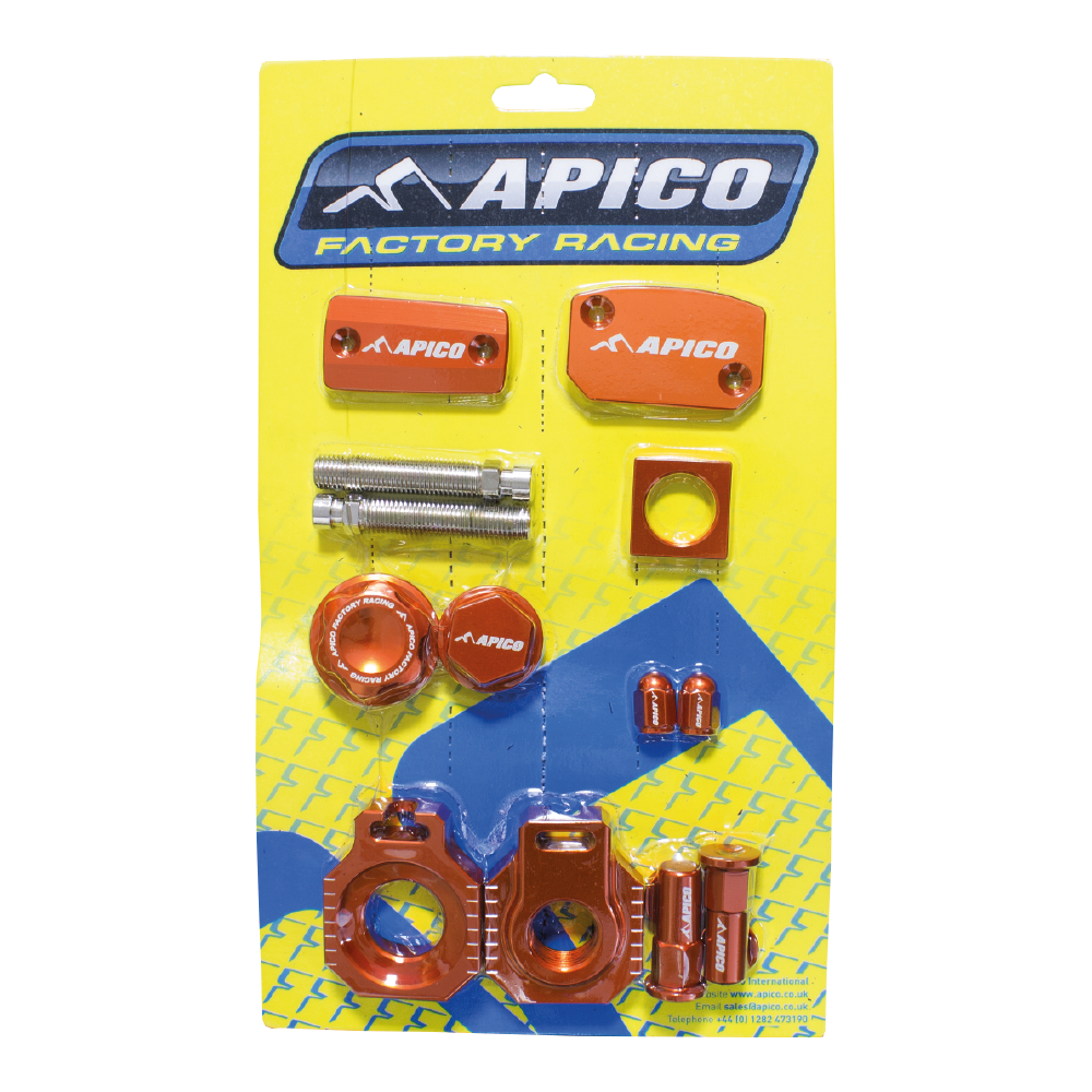 Apico Factory Bling Pack Pack KTM SX125/150 09-12, EXC125/200 08-13, SX-F450 09-12,XC-F 450 09 Orange