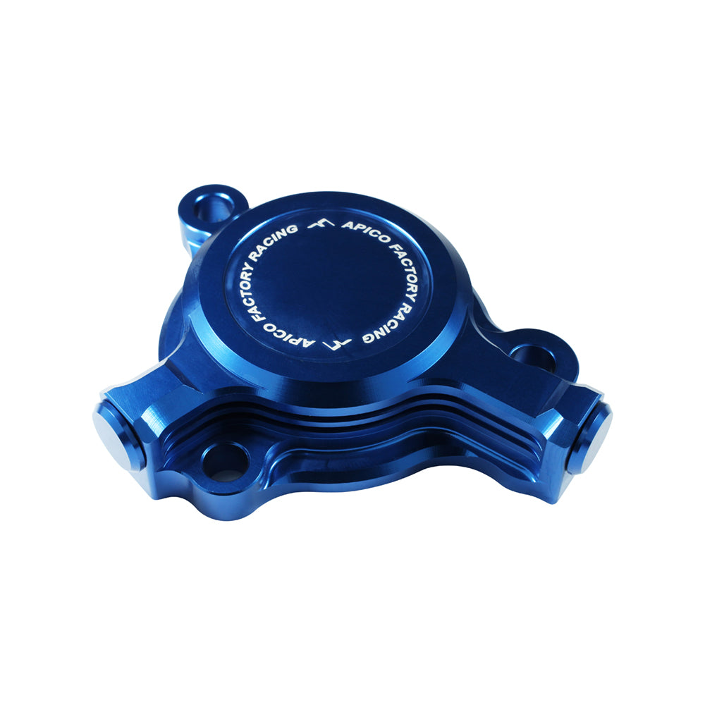 Apico Oil Filter Cover YAMAHA YZ250F 03-13, YZ450F 03-09, WR250F 03-14, WR450F 03-15 Blue