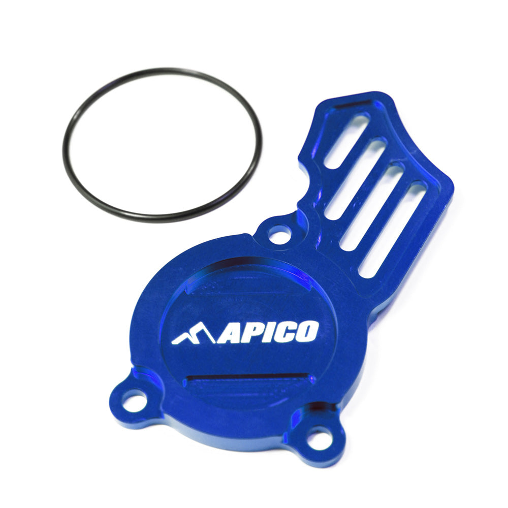Apico Oil Pump Cover KTM/HQV/GAS SX-F/FC250-350 16-23, EXC-F/FE250-350 17-23, MC/EC-F250-350 21-23 Blue