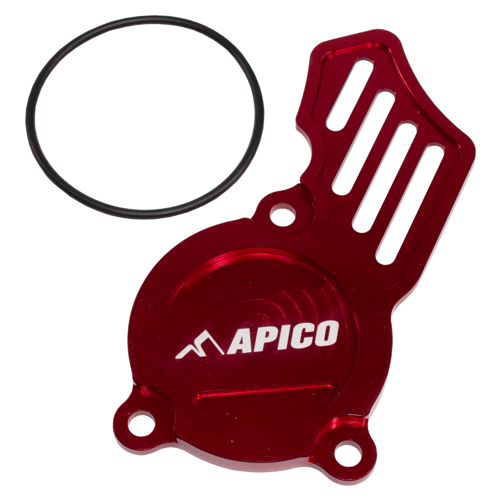Apico Oil Pump Cover KTM/HQV/GAS SX-F/FC250-350 16-23, EXC-F/FE250-350 17-23, MC/EC-F250-350 21-23 Red