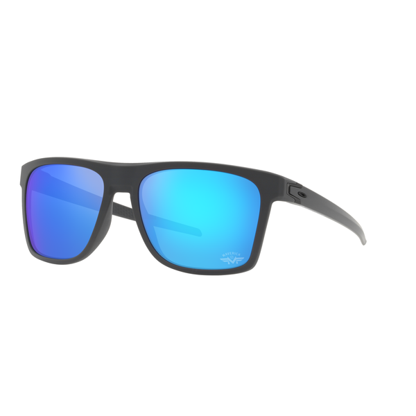 Oakley Leffingwell Sunglasses Adult (Vinales Matte Dark Grey) Prizm Sapphire Lens