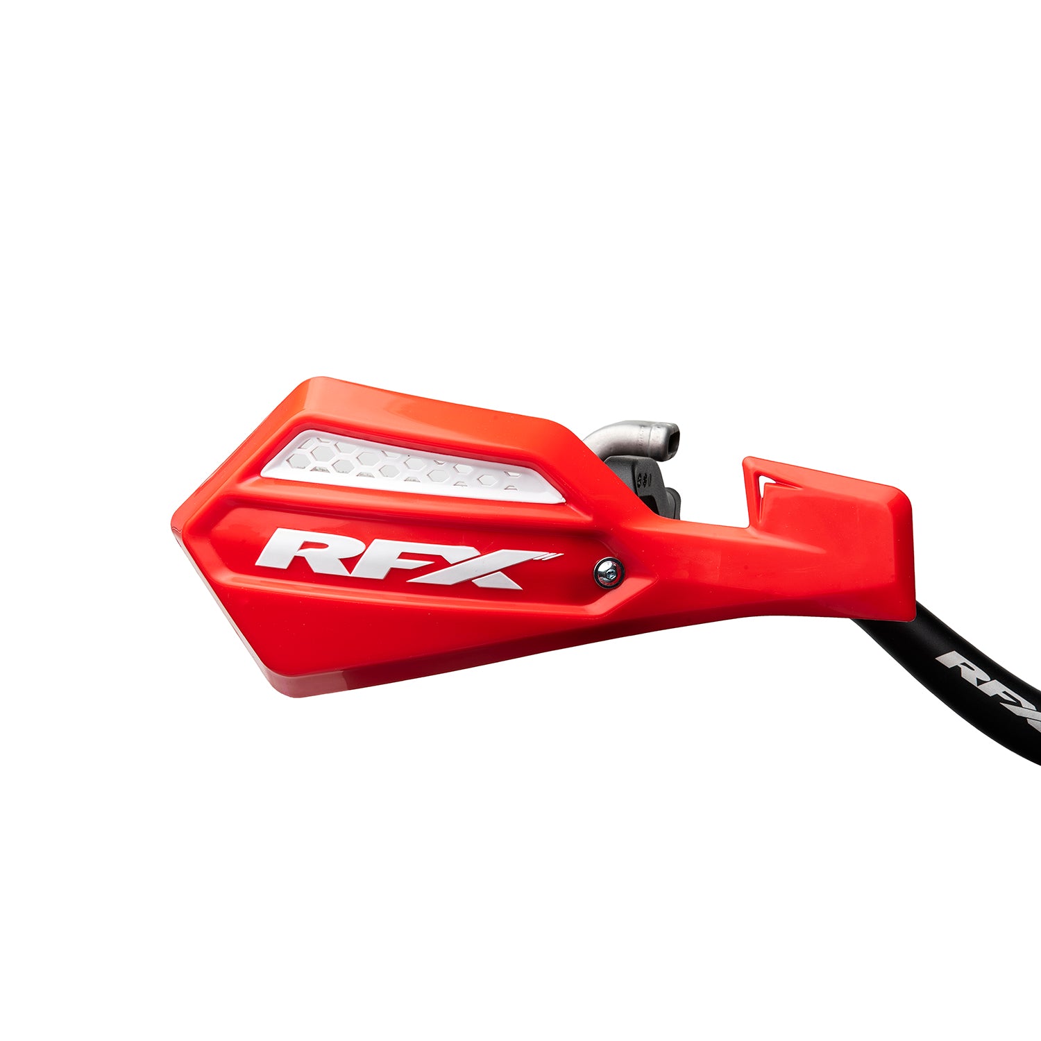 RFX 1 Series Handguards Red/White Inc Fitting Kit