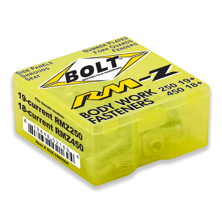 Bolt Plastic Fastener Kit SUZUKI RM-Z250 19-23, RM-Z450 18-23