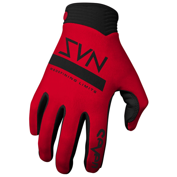 Seven MX Zero Contour Glove Flo Red