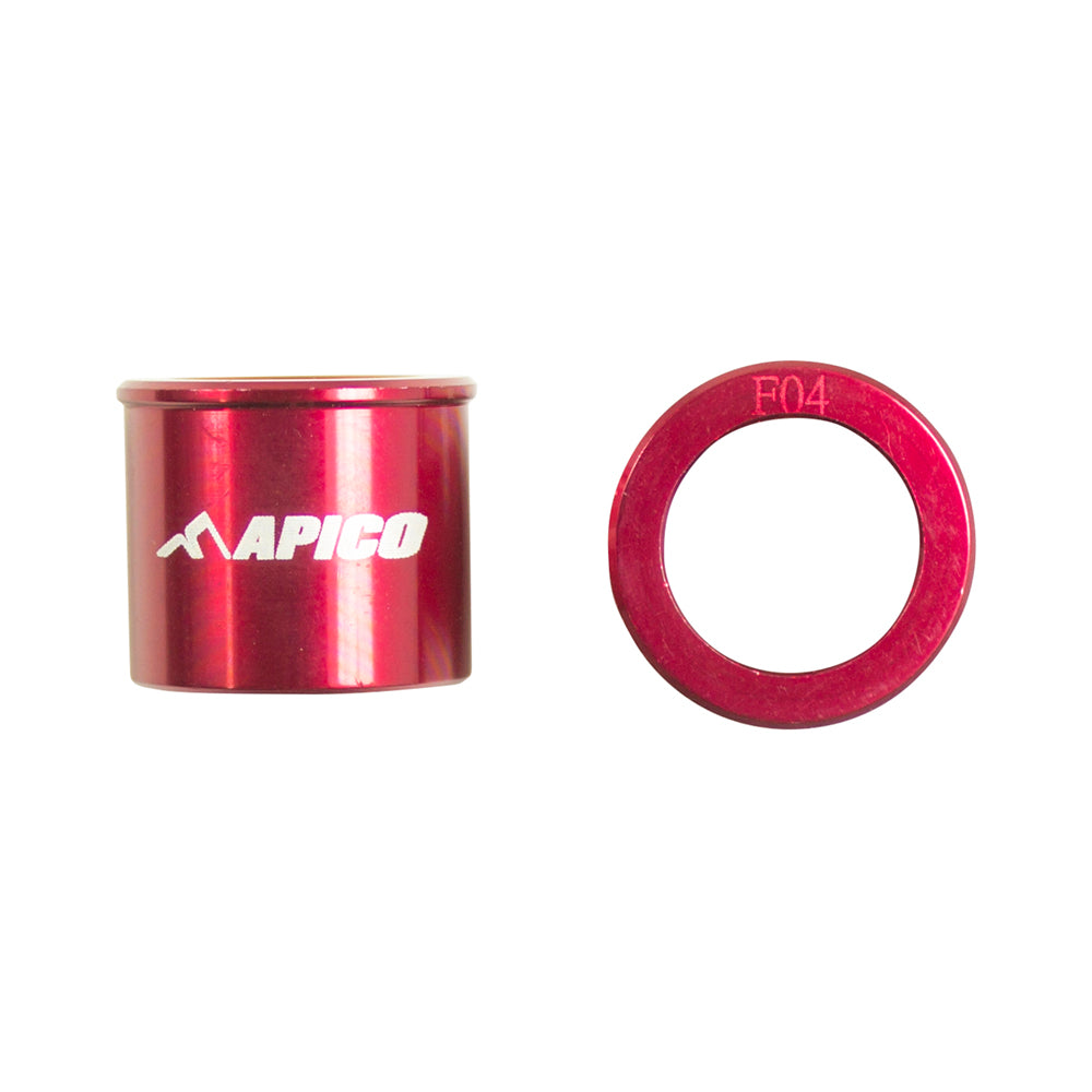 Apico Wheel Spacer Front HONDA CRF150R 07-23 Red