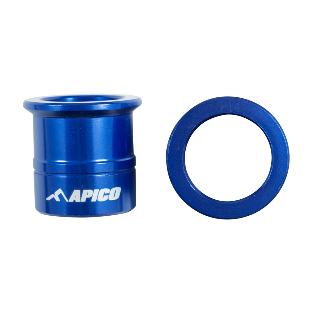 Apico Wheel Spacer Front KAWASAKI KX125/250 06-08, KX250F 04-20, KX450F 06-18 Blue