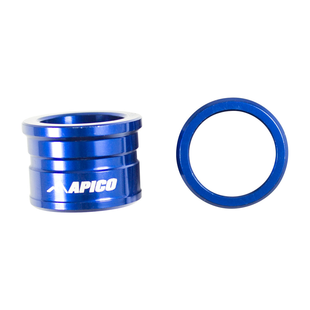 Apico Wheel Spacer Front YAMAHA YZ125/250 08-23, YZ250F/450F 07-13 Blue