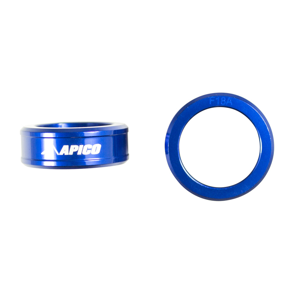 Apico Wheel Spacer Front YAMAHA YZ250F/450F 14-23, YZ250FX/450FX 15-23, WR250F 20-23, WR450F 19-23 Blue