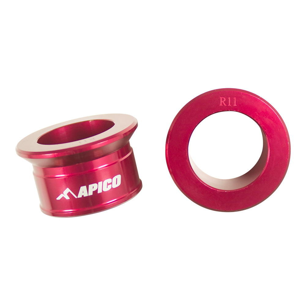 Apico Wheel Spacer Rear HONDA CR125/250 02-07, CRF250R/450R/X/RX 02-23 Red