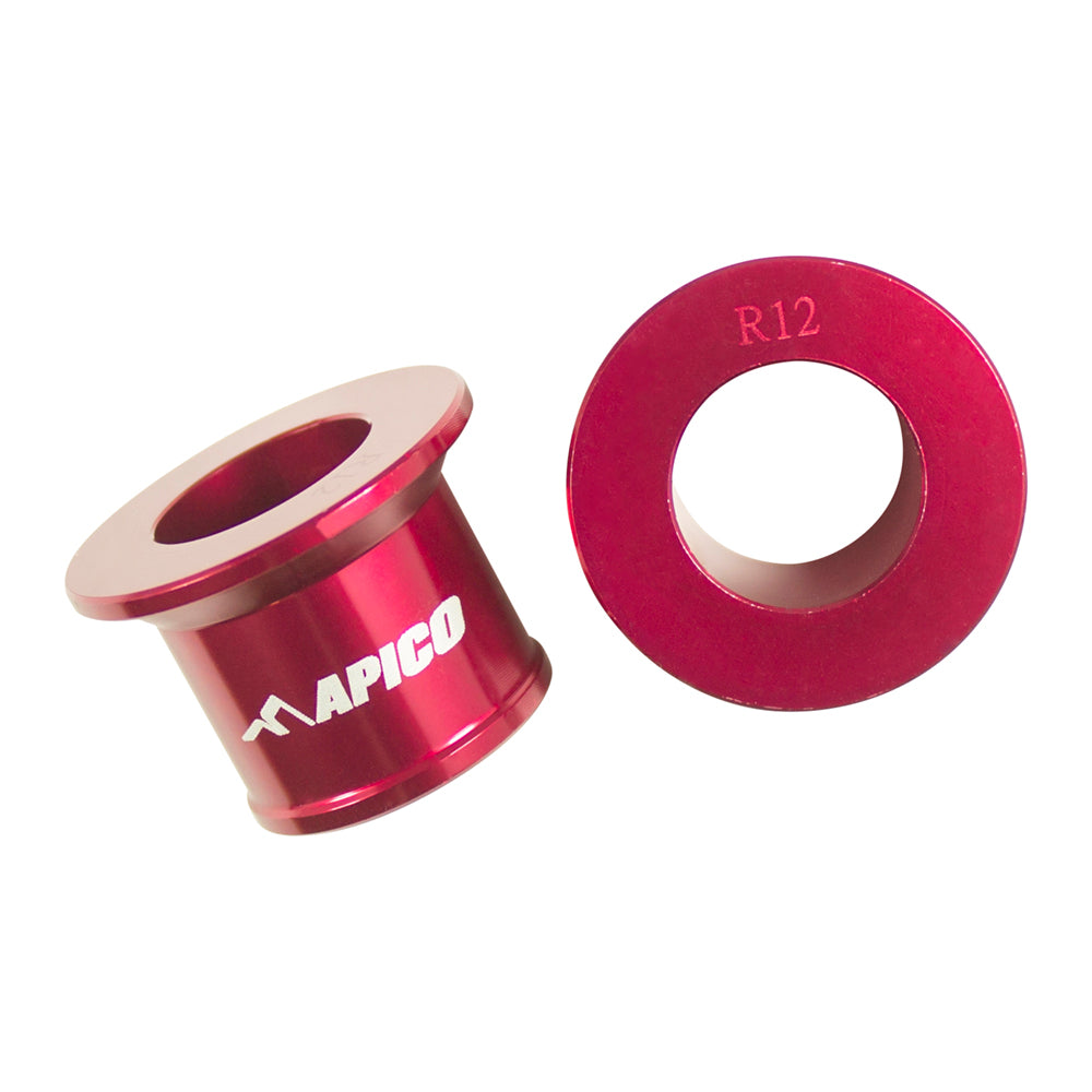 Apico Wheel Spacer Rear HONDA CRF150R 07-23 Red