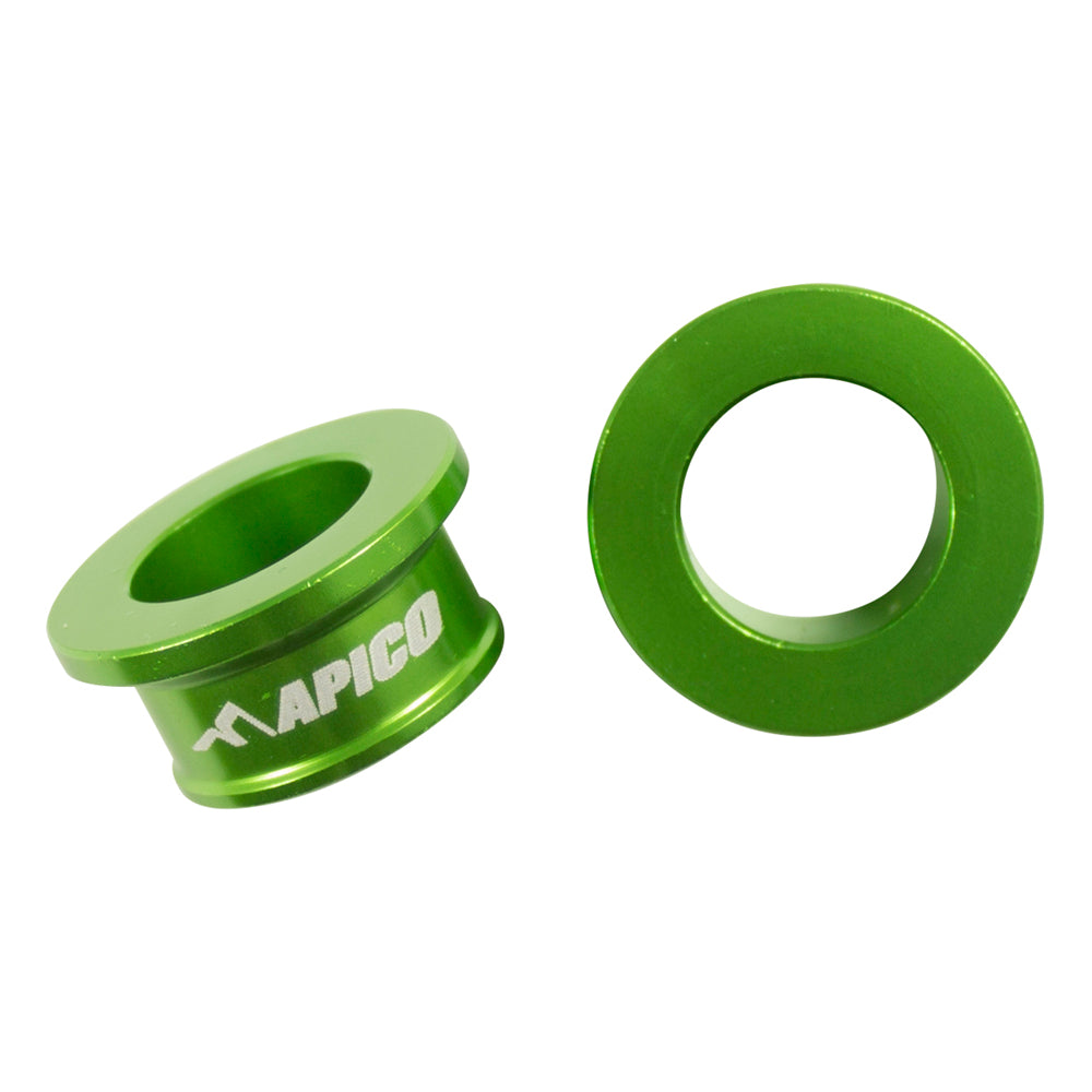 Apico Wheel Spacer Rear KAWASAKI KX85 01-23 Green