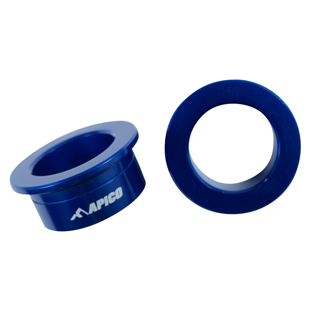 Apico Wheel Spacer Rear KAWASAKI KX125/250 03-08, KX250F/450F 04-23, KX250XC/450XC 21-23 Blue