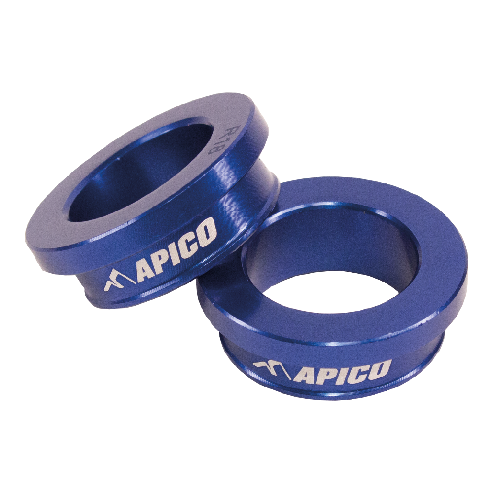 Apico Wheel Spacer Rear TM EN/MX 125-530 12-20, EN/MX 125-530 12-20 Blue