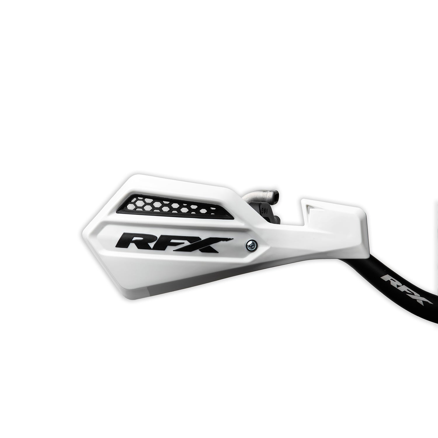 RFX 1 Series Handguards White/Black Inc Fitting Kit
