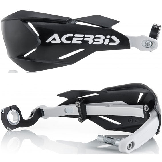 Acerbis X-Factory Handguards For Dirt Bikes – Aluminum Bar With Nylon Composite Shield – Black