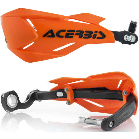Acerbis X-Factory Handguards Complete with fitting kit Orange/Black