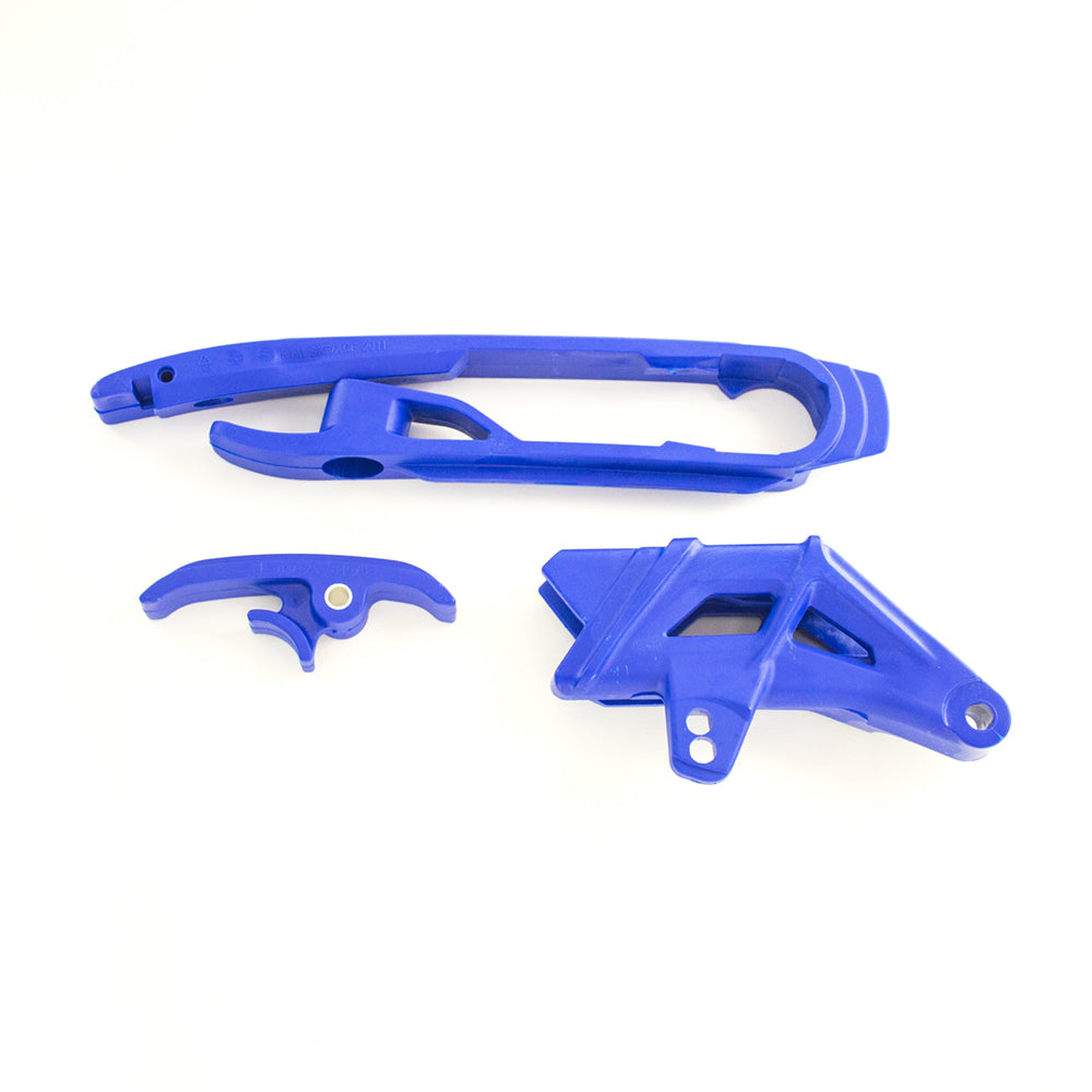 Polisport Chain Guide/Slider Kit KTM/HQV/GAS SX/SX-F/TC/FC16-22, TE/FE 17-23, MC/MC-F/EC/EC-F 21-23 Blue
