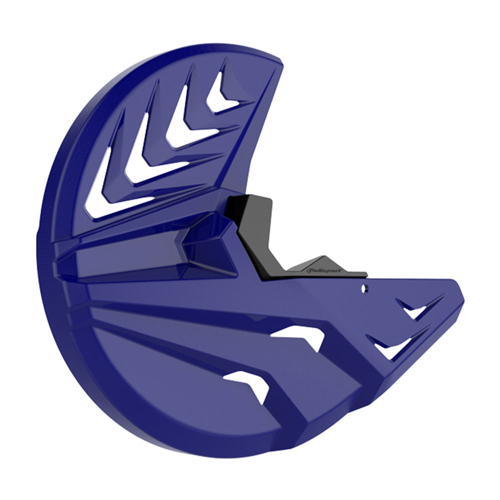 Polisport Front Disc + Bottom Fork Protector YAMAHA YZ125-250/YZ250F/450F 08-23, YZ250FX/450FX 16-23 Blue