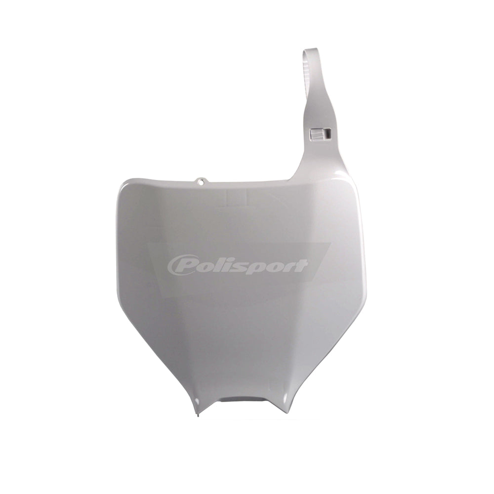 Polisport Front Number Plate KAWASAKI/SUZUKI KX125-250 03-08, KX250F/450F 04-08, RM-Z250 04-06 White