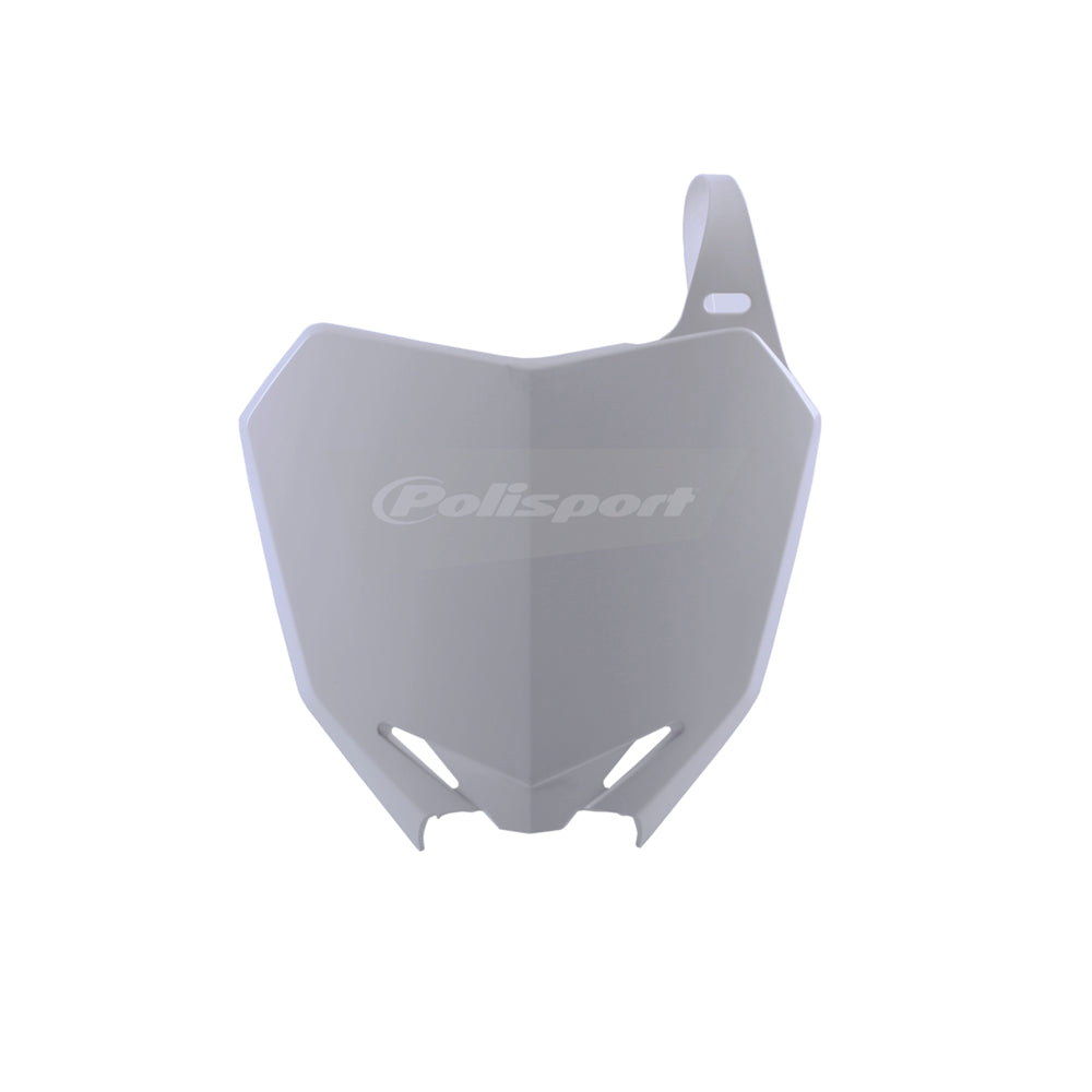 Polisport Front Number Plate SUZUKI RM-Z250 10-18, RM-Z450 08-17 White