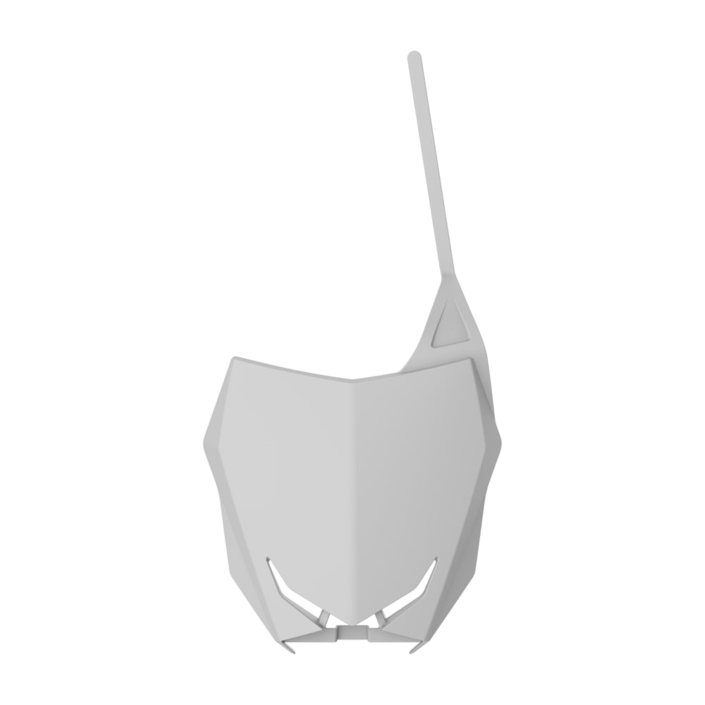 Polisport Front Number Plate SUZUKI RM-Z250 19-23, RM-Z450 18-23 White