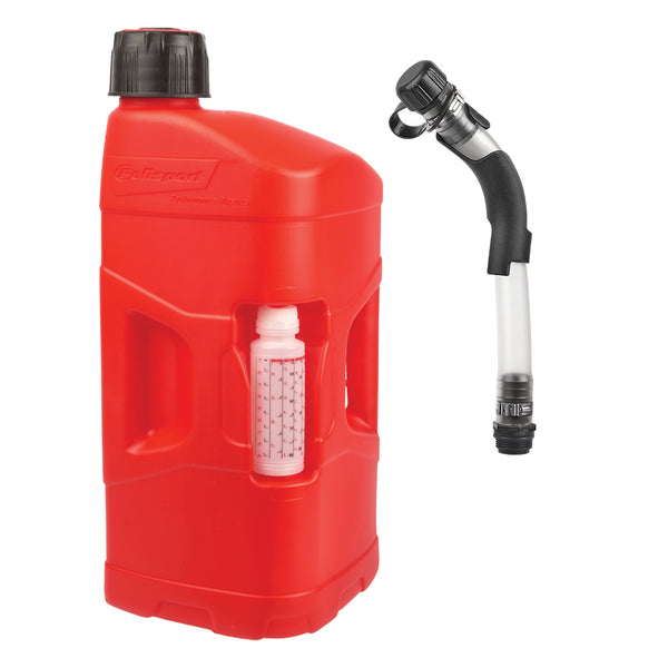 Polisport Pro-Octane Fuel Can + Fill Hose 20L (250ML OIL MIXER)