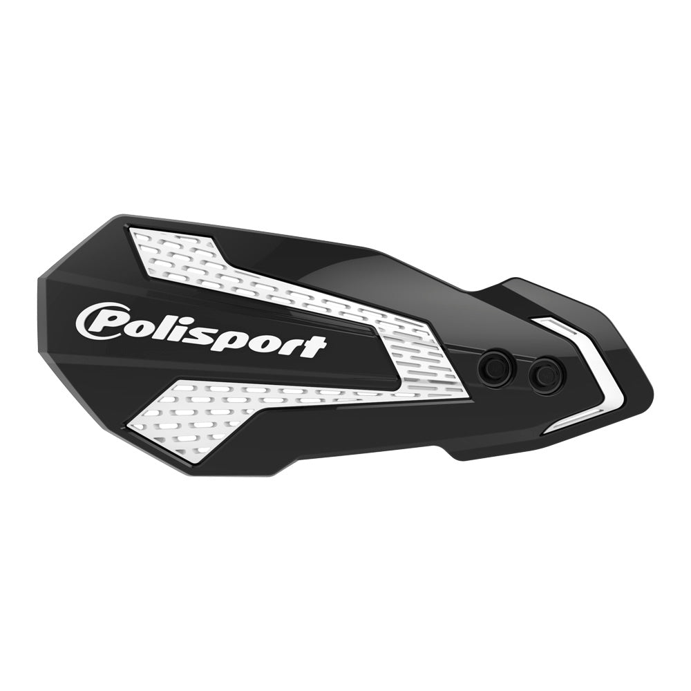 Polisport MX Flow Hand Guards KTM/HQV/GAS SX/EXC/TC/FC 14-26, TE/FE 14-21+25-26, MC/MC-F 21-23 Black/White
